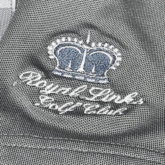 Travis Mathew Polo Shirt Mens Small Gray Royal Links Golf Club Thriller 2010 - Picture 13 of 15